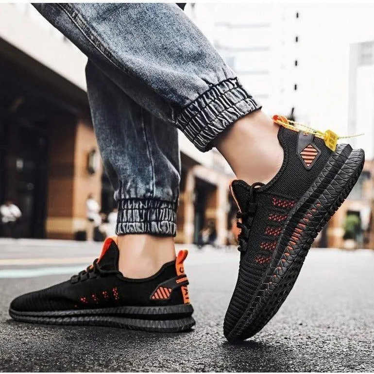 Men's Casual Shoes Trendy Sneakers 2021 Fashion Mesh Lightweight Vulcanize Shoes