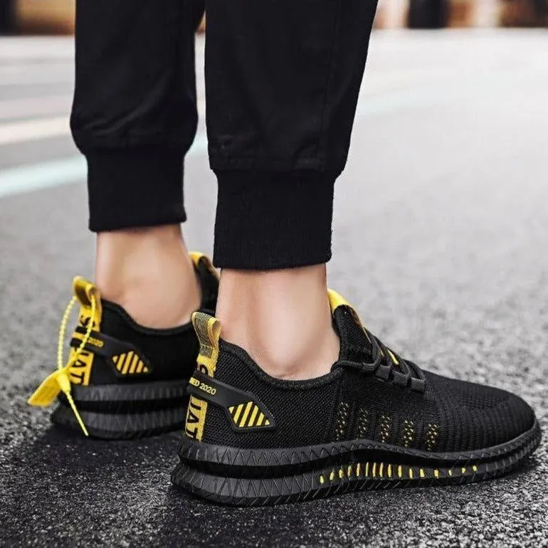 Men's Casual Shoes Trendy Sneakers 2021 Fashion Mesh Lightweight Vulcanize Shoes