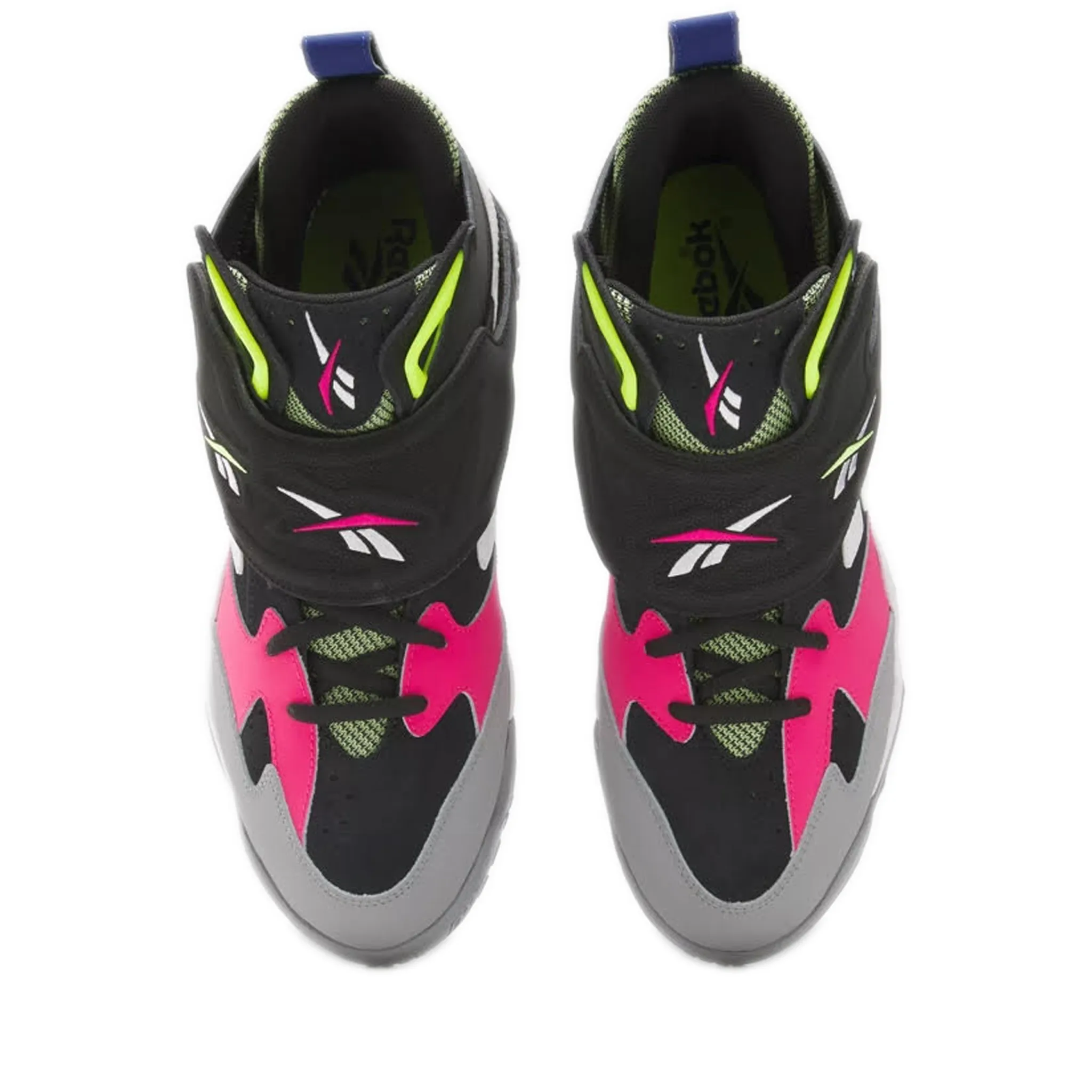 Men's Reebok Preseason 94 Shoes - Black / Bold Pink / White