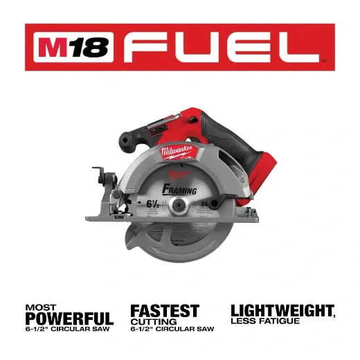 Milwaukee 2833-20 M18 FUEL™ 6-1/2" Circular Saw (Tool Only)