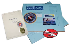 NAUI Divemaster Materials - Online training Code and Admin forms