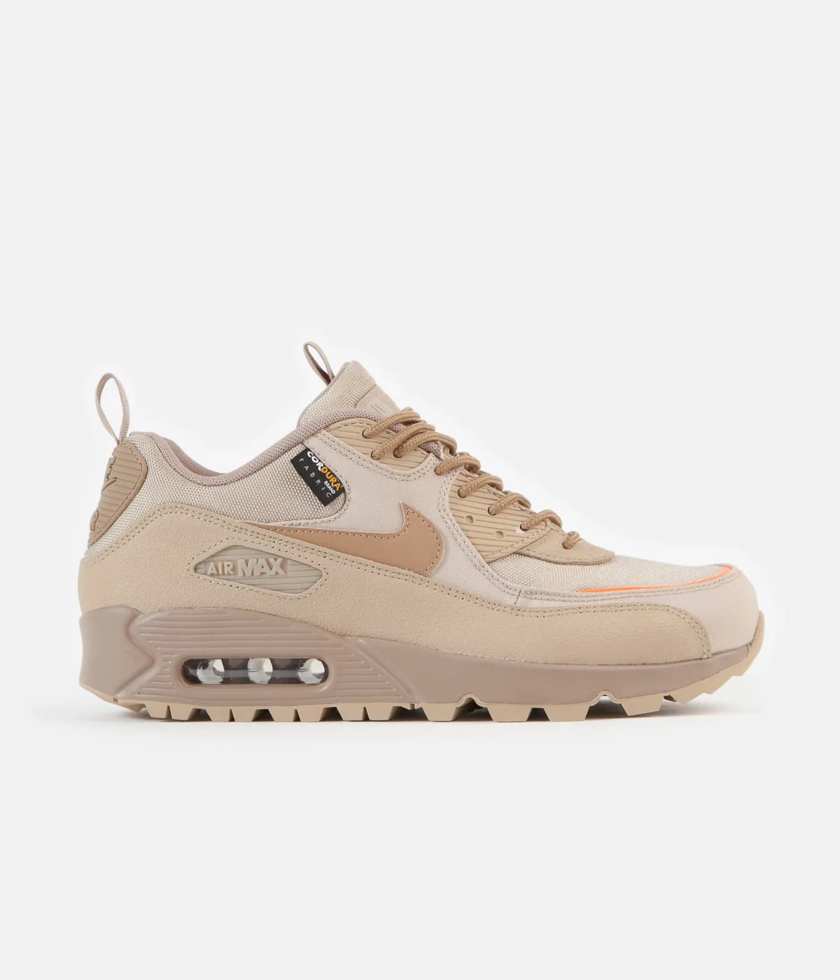 Nike Air Max 90 Surplus Shoes - Desert / Desert Camo - Safety Orange