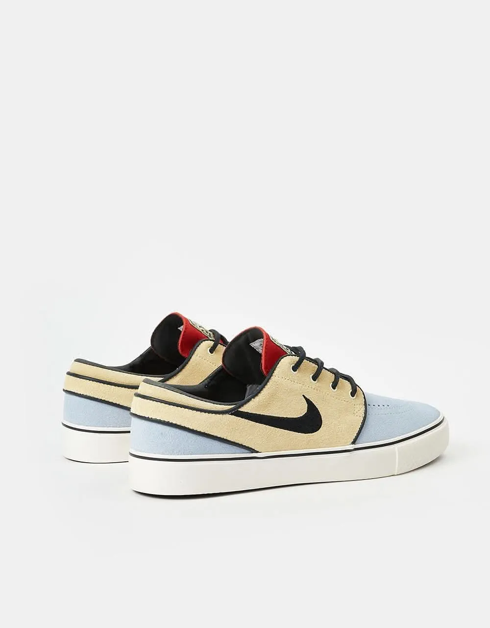 Nike SB Zoom Janoski OG  Skate Shoes - Alabaster/Alabaster/Chile Red