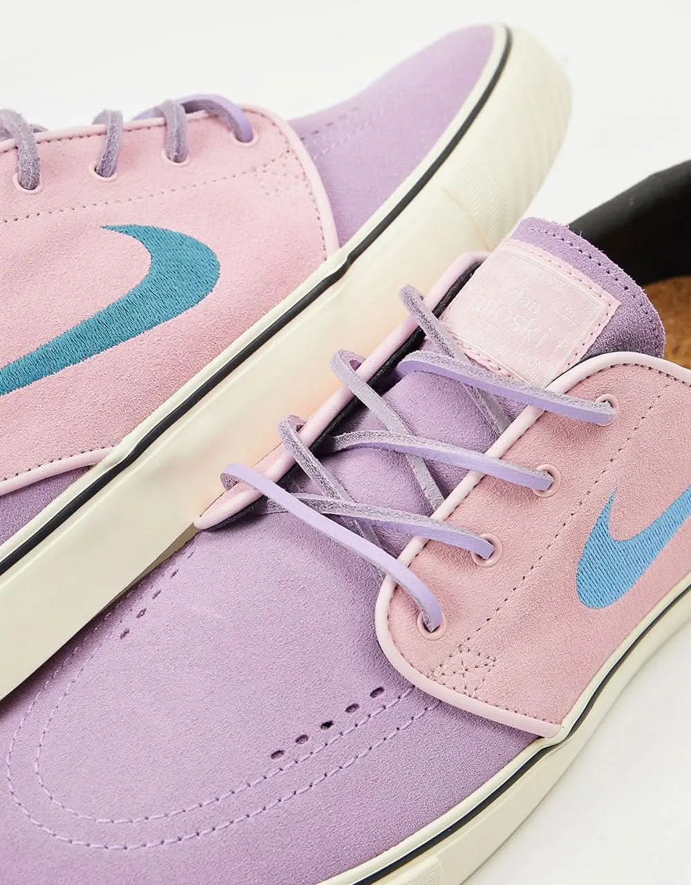 Nike SB Zoom Janoski OG  Skate Shoes - Lilac/Noise Aqua-Med Soft Pink