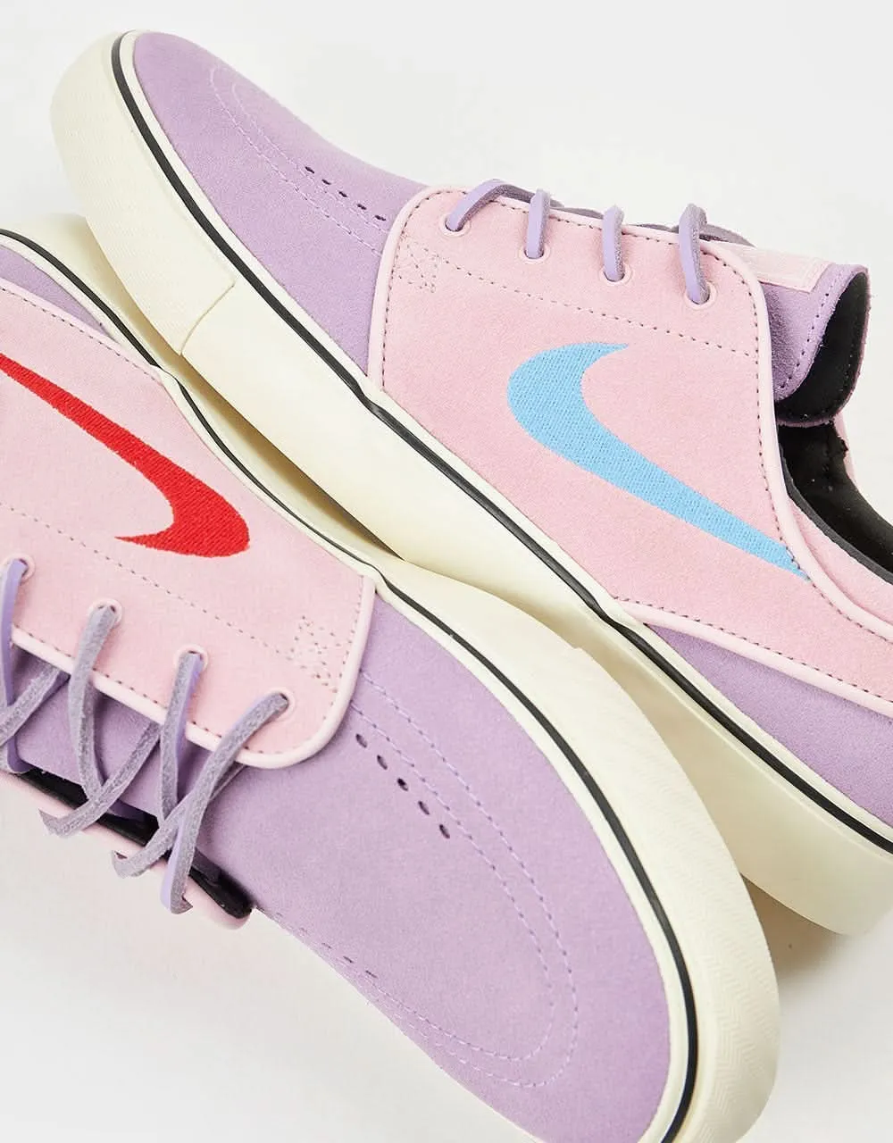 Nike SB Zoom Janoski OG  Skate Shoes - Lilac/Noise Aqua-Med Soft Pink