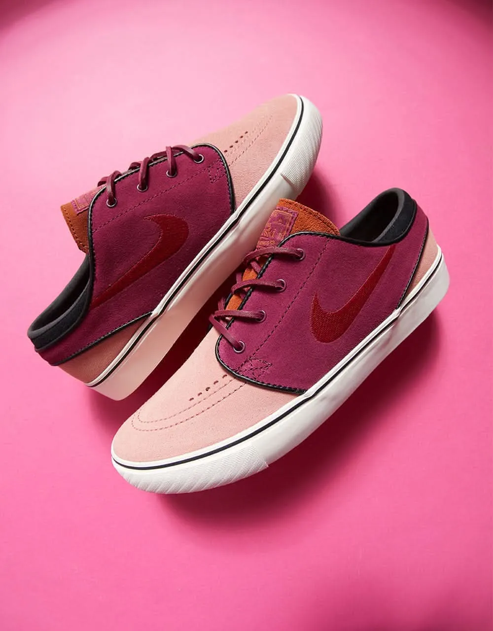 Nike SB Zoom Janoski OG  Skate Shoes - Red Stardust/Team Red-Rosewood