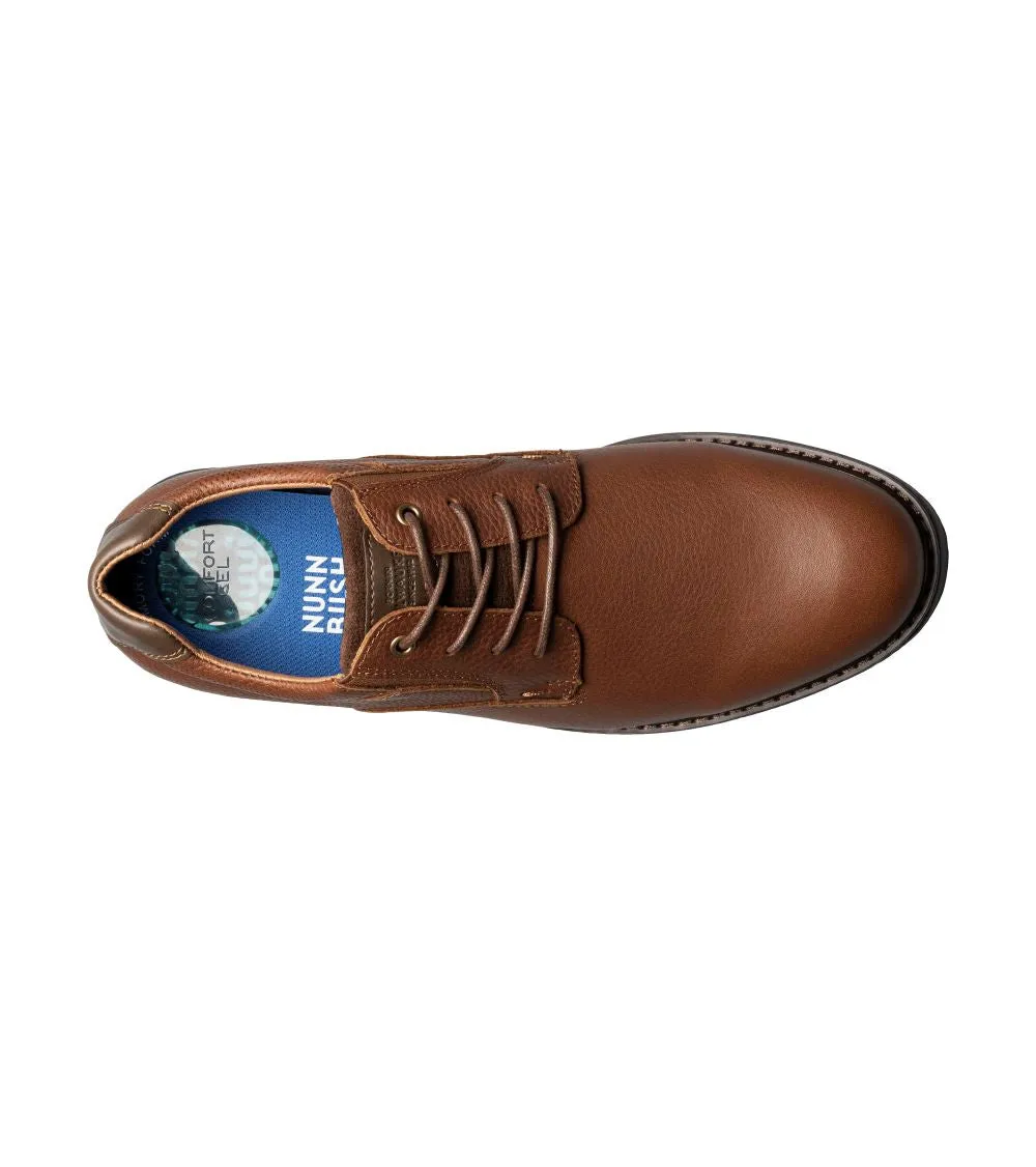 'Nunn Bush' Men's Baybridge Plain Toe Oxford - Brown