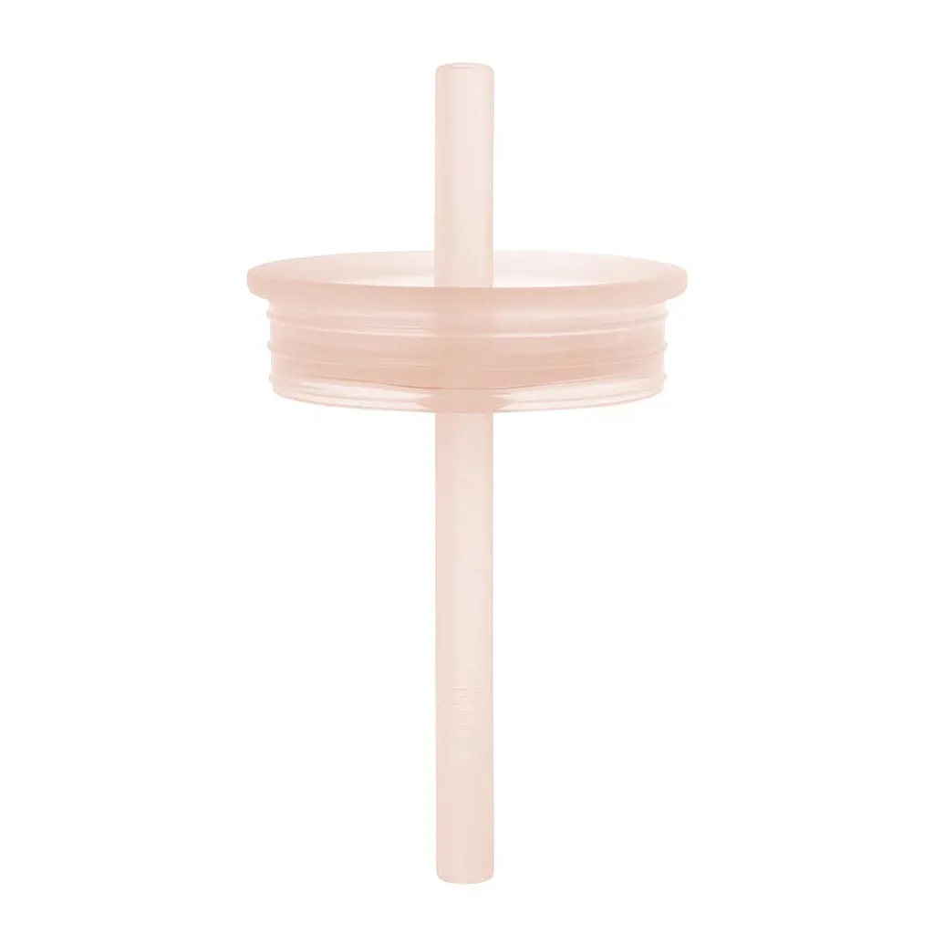 OlaBaby Silicone Lid and Straw for Training Cup - Coral