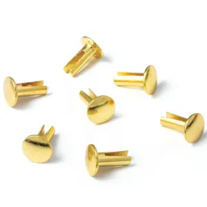 One Piece Brass Split Rivets