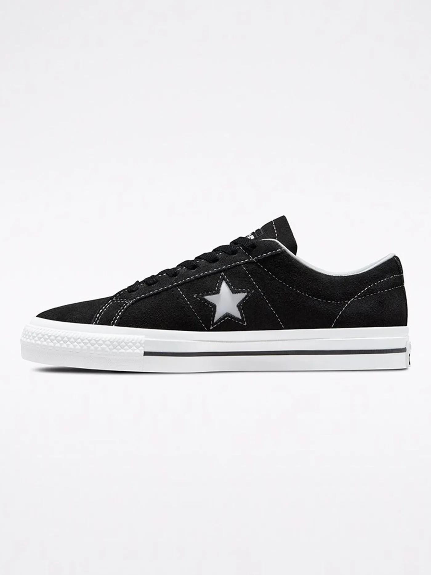 One Star Pro Low Top Black/Black/White Shoes