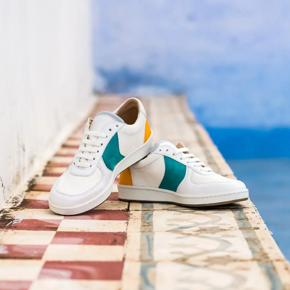 Orient Recycled Unisex Vegan Sneakers | Saffron & Jade