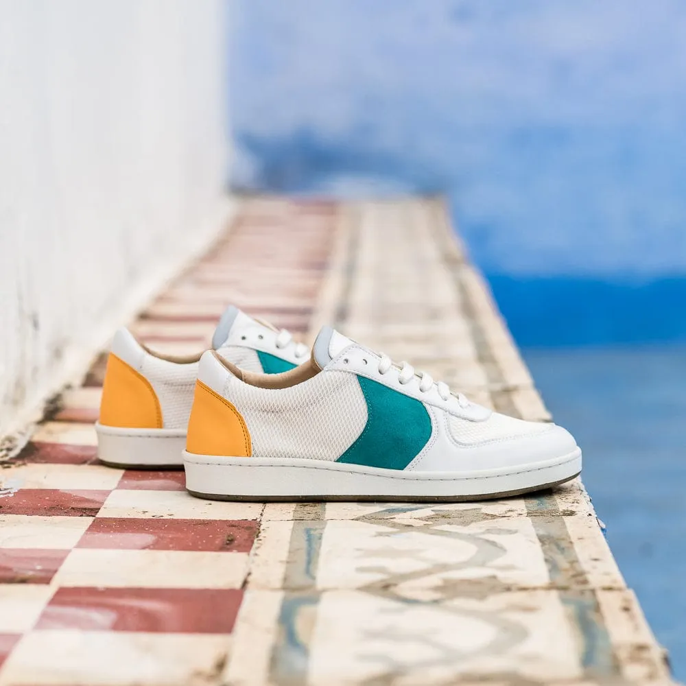 Orient Recycled Unisex Vegan Sneakers | Saffron & Jade