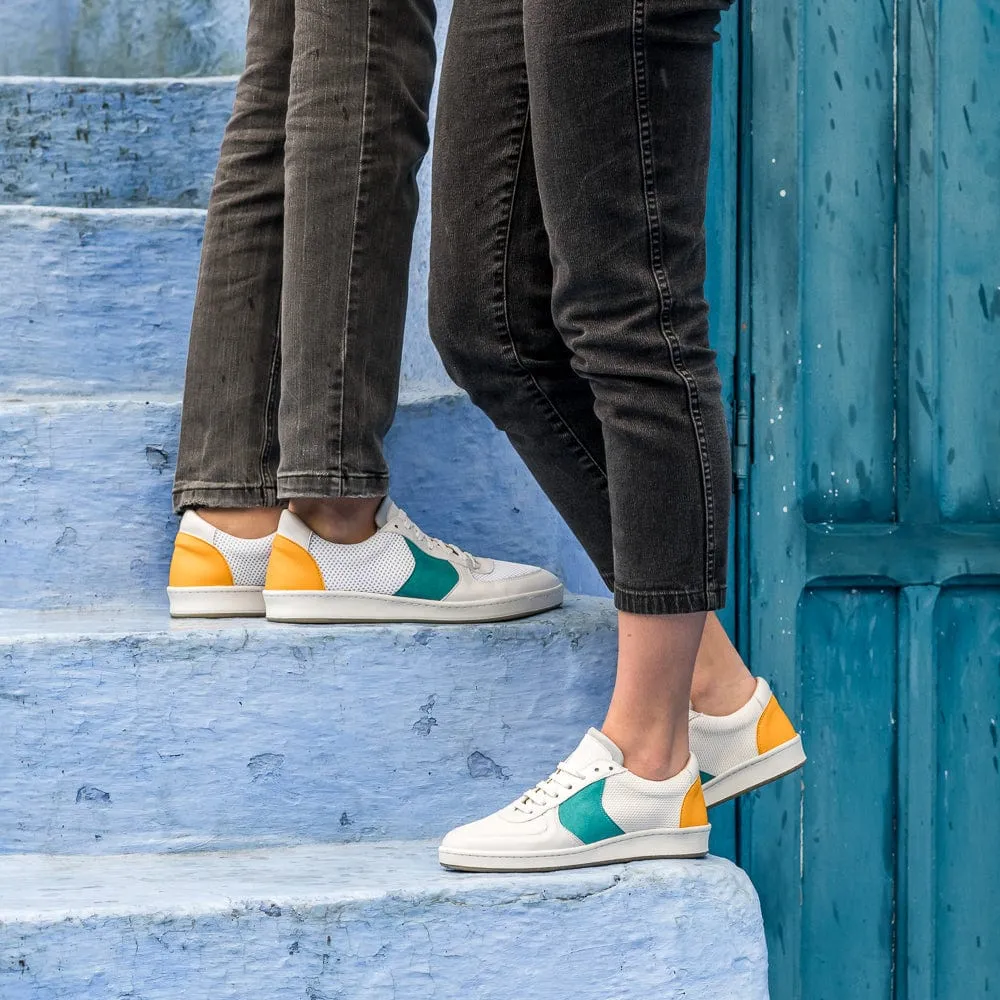 Orient Recycled Unisex Vegan Sneakers | Saffron & Jade