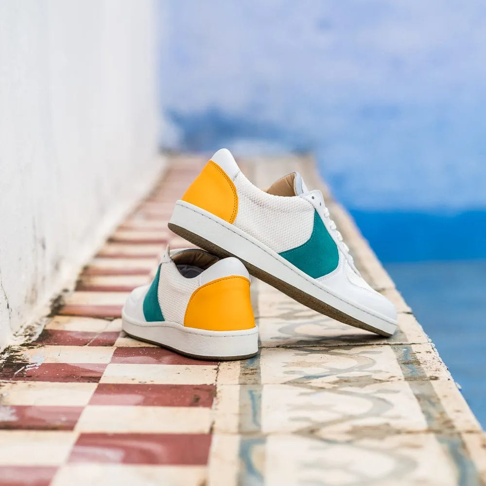 Orient Recycled Unisex Vegan Sneakers | Saffron & Jade