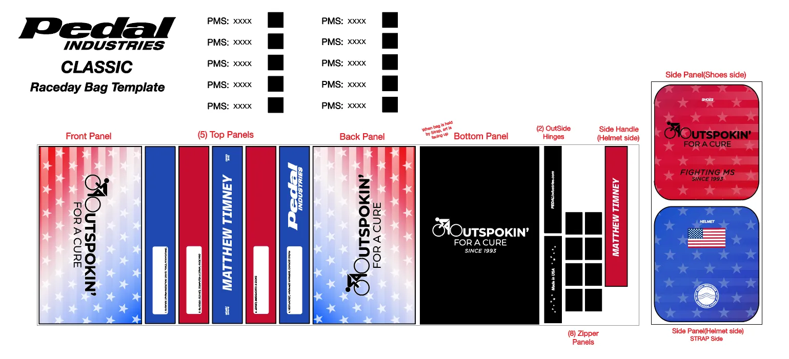 Outspokin' for a Cure 2022 Cycling RACEDAY BAG™