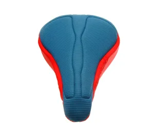 Padded Bike Seat Cover - Blue & Red (Men)