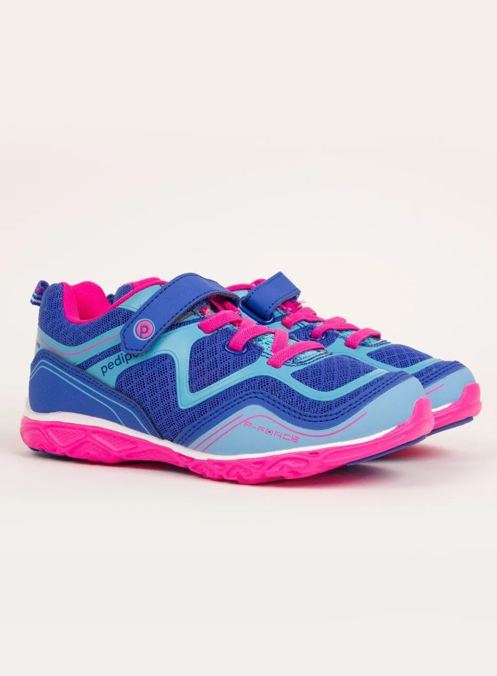 Pediped Force Trainers in Navy/Fuchsia