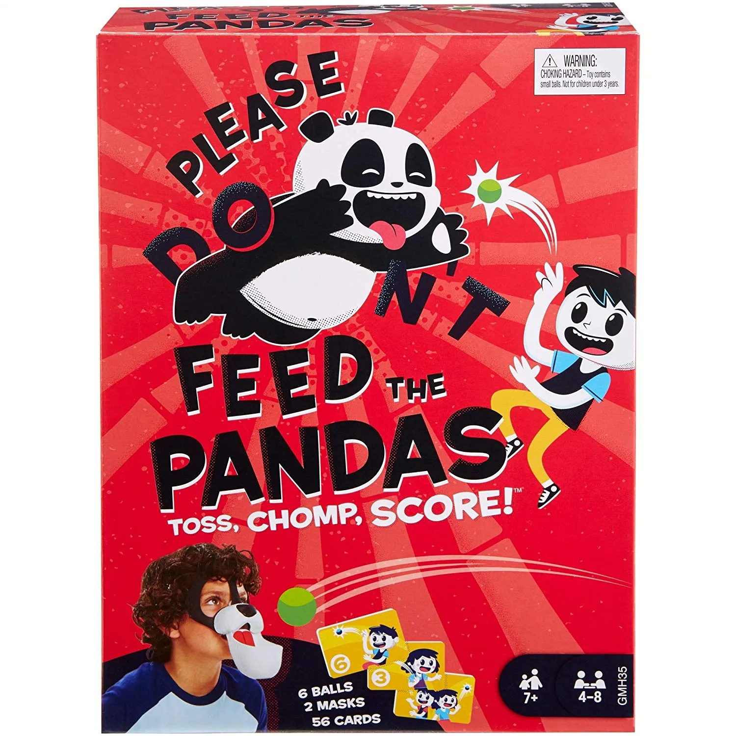 Please Feed The Pandas Kids Game with Panda Masks