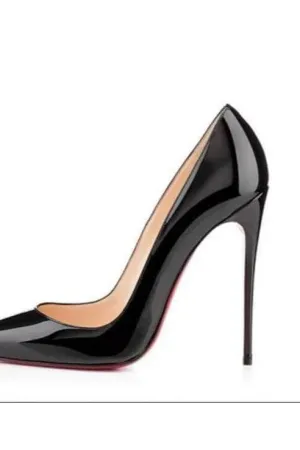 Pointed toe 1red bottom shoes