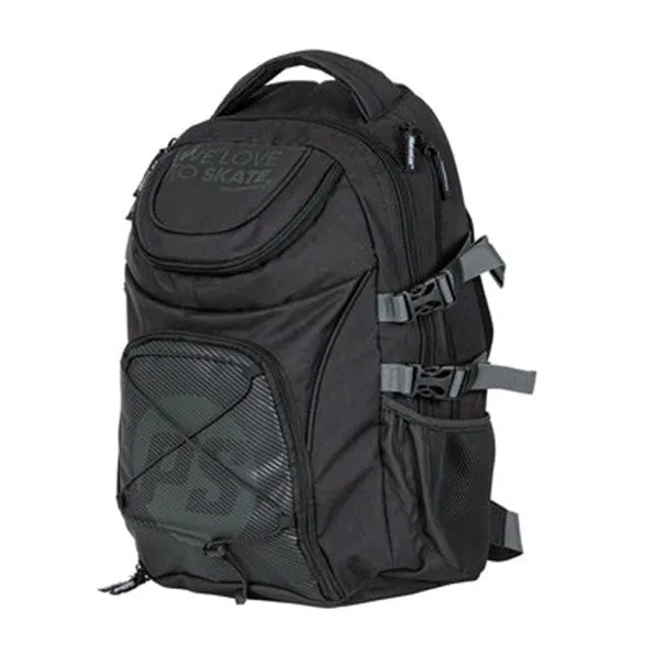 Powerslide We Love To Skate Black Skate Backpack