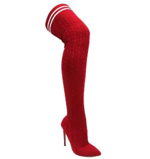 PULL UP THIGH HIGH RED