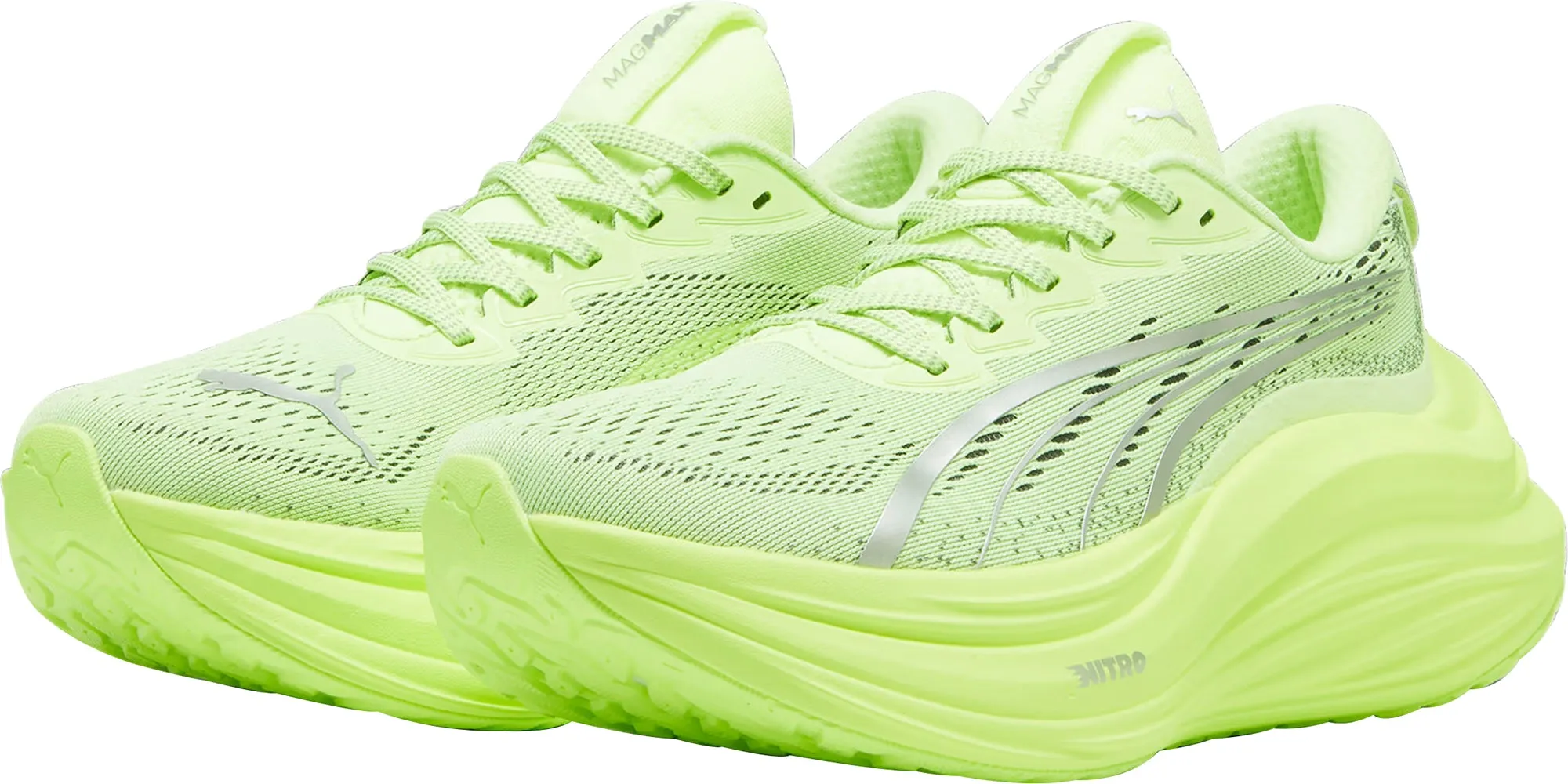 Puma MagMax Nitro Womens Running Shoes - Green