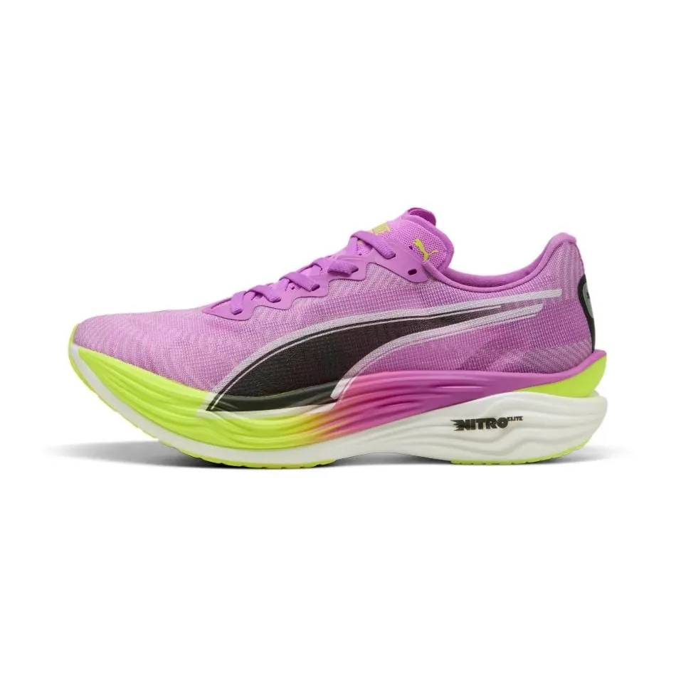 Puma Men's Deviate NITRO Elite 3 Running Shoes in Pure Magenta/Yellow Alert SS25