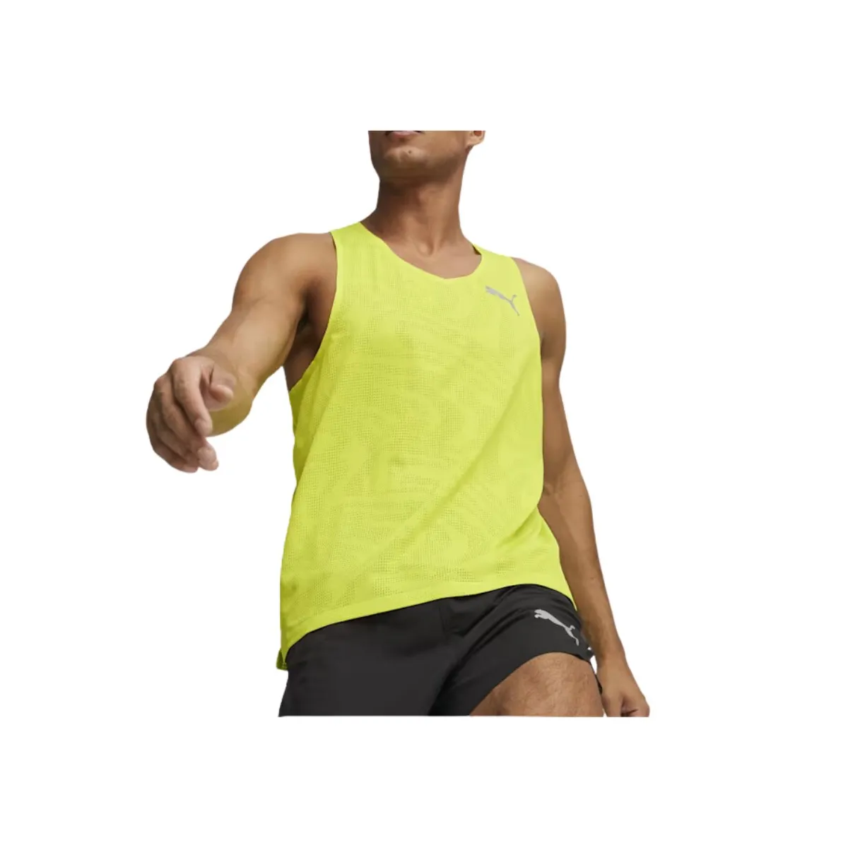 Puma Run Ultraspun Sleeveless T-shirt Yellow