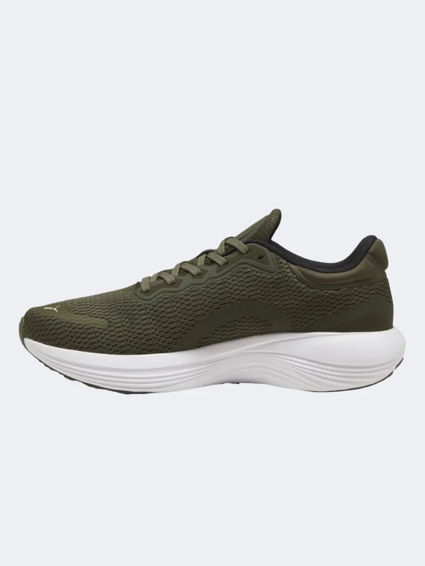 Puma Scend Pro Men Running Shoes Dark Olive