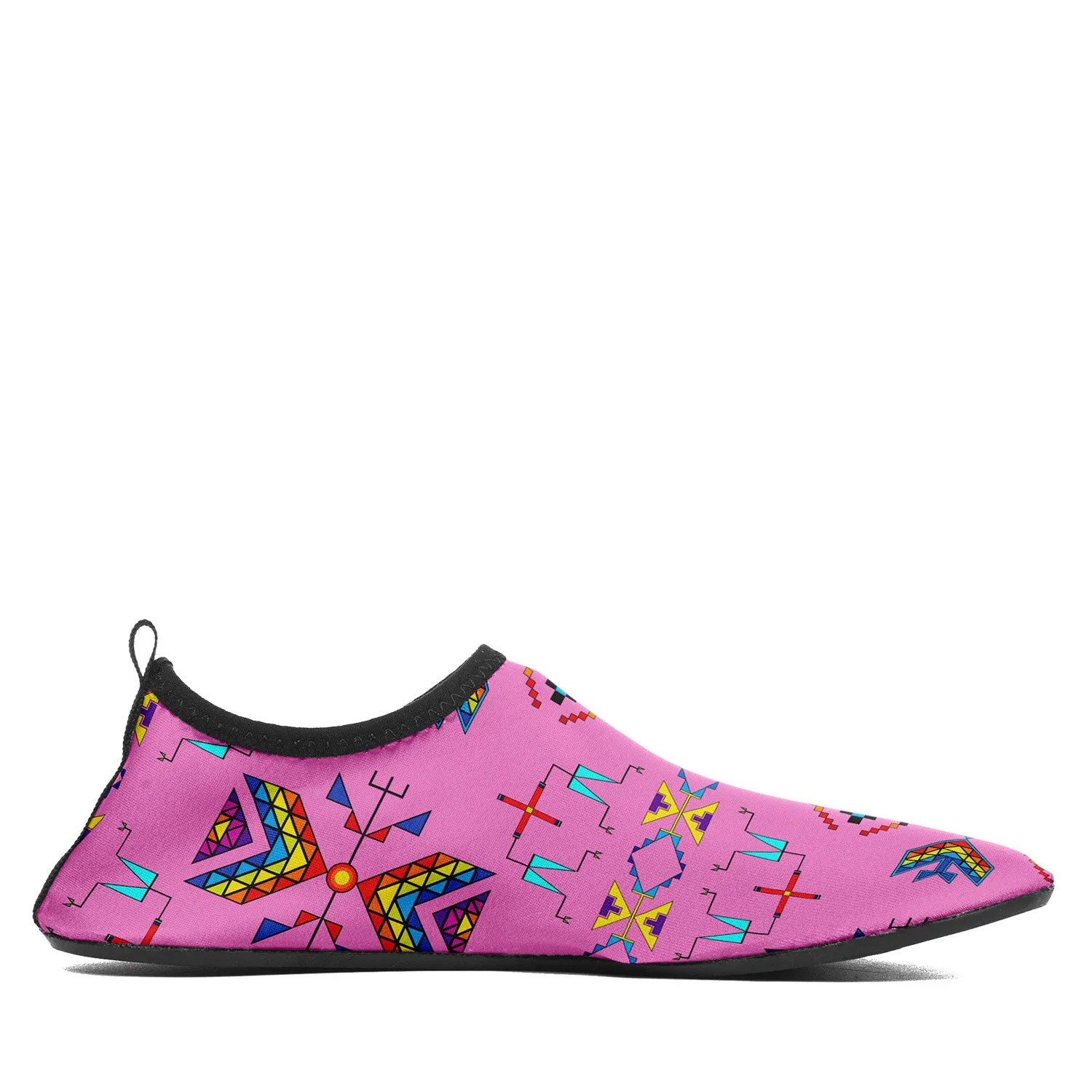 Rainy Chief Rainbow Blush Kid's Sockamoccs Slip On Shoes