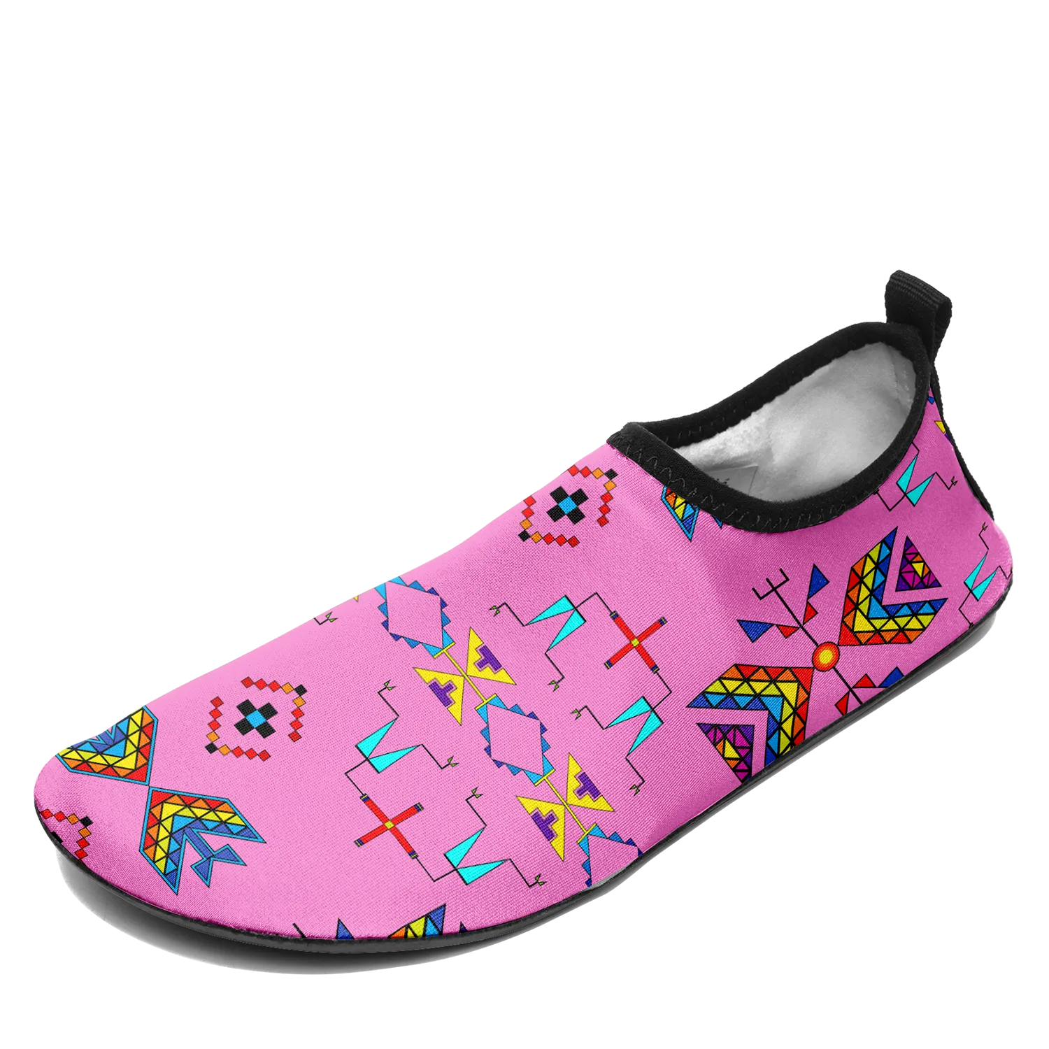 Rainy Chief Rainbow Blush Kid's Sockamoccs Slip On Shoes