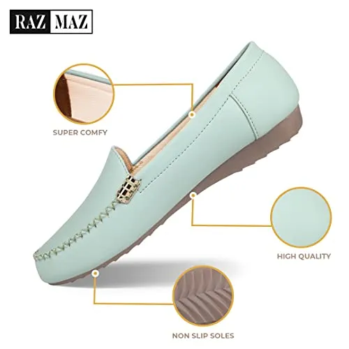 RazMaz Stylish, Soft & Comfortable Belly Shoes for Women | Super Lightweight Women Bellies | Non-Fatigue & Non-Slippery Belly for Women Bellies for Women Stylish Latest | Slip On Shoes