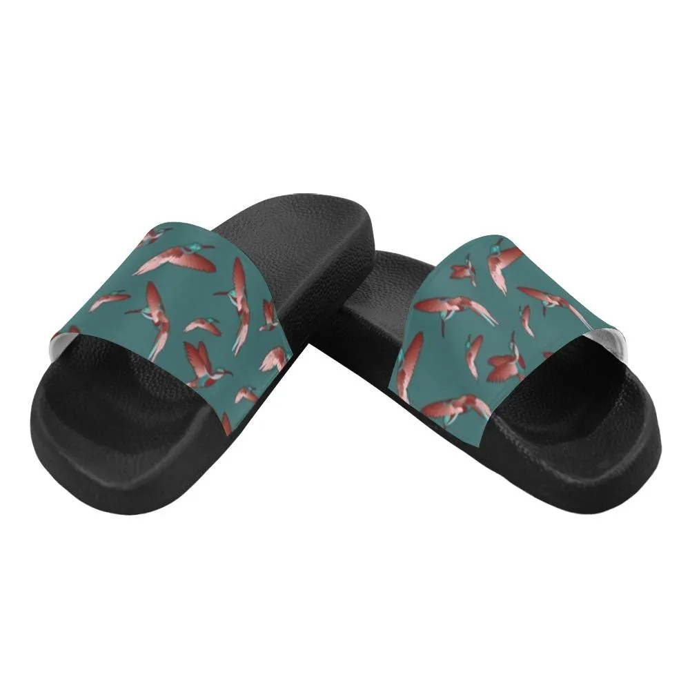 Red Swift Turquoise Women's Slide Sandals