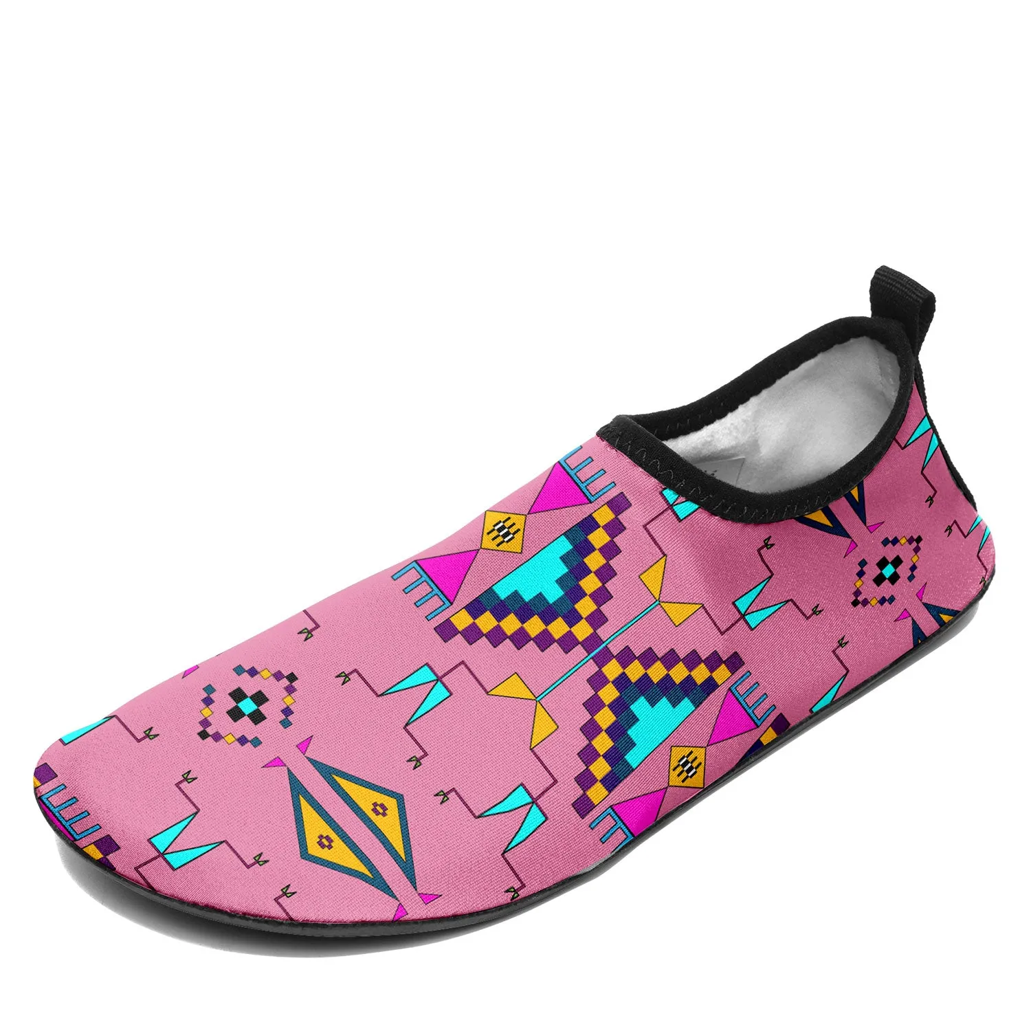 Rite of Passage Pink Kid's Sockamoccs Slip On Shoes