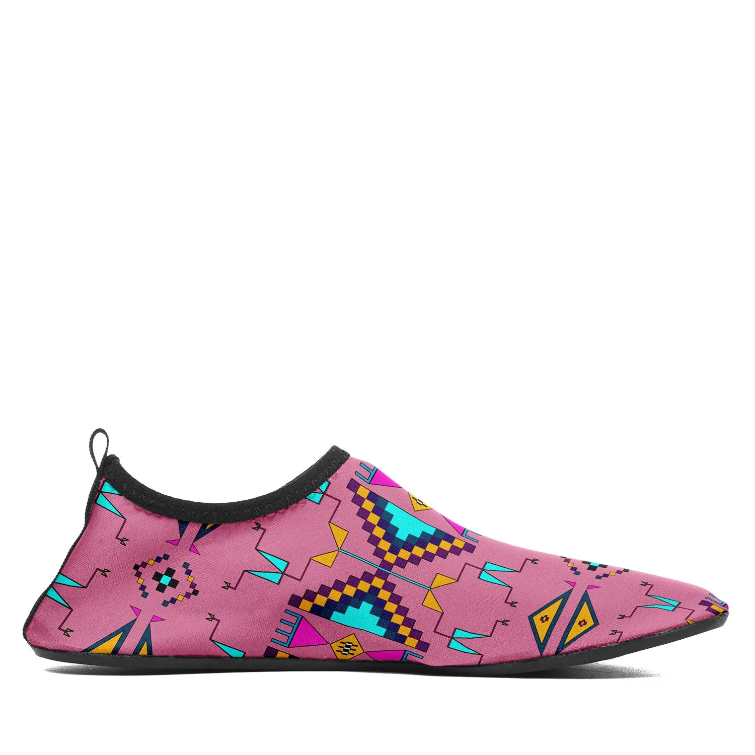 Rite of Passage Pink Kid's Sockamoccs Slip On Shoes