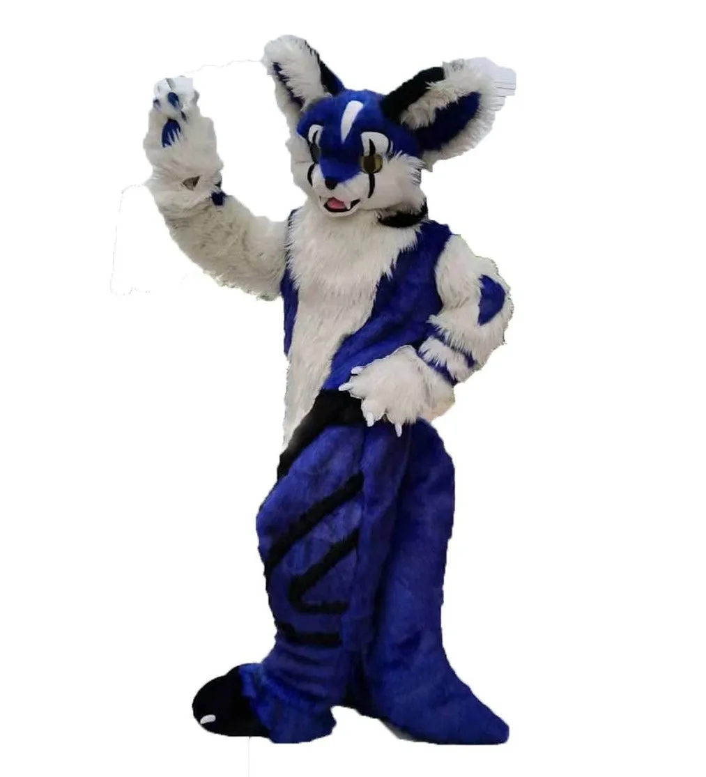 Royal Blue Cat Kitten Wolf Fox Fursuit Furry Costumes Furries