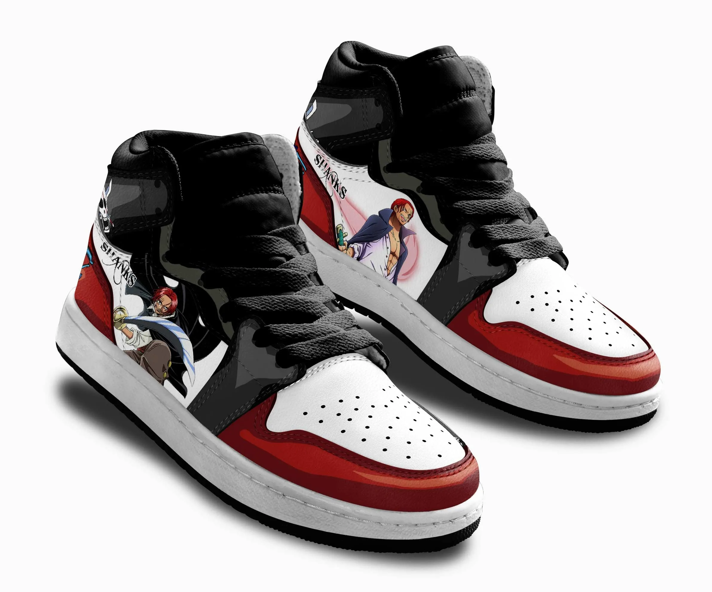 Shanks Kids Sneakers Custom OP Anime Shoes For Kids