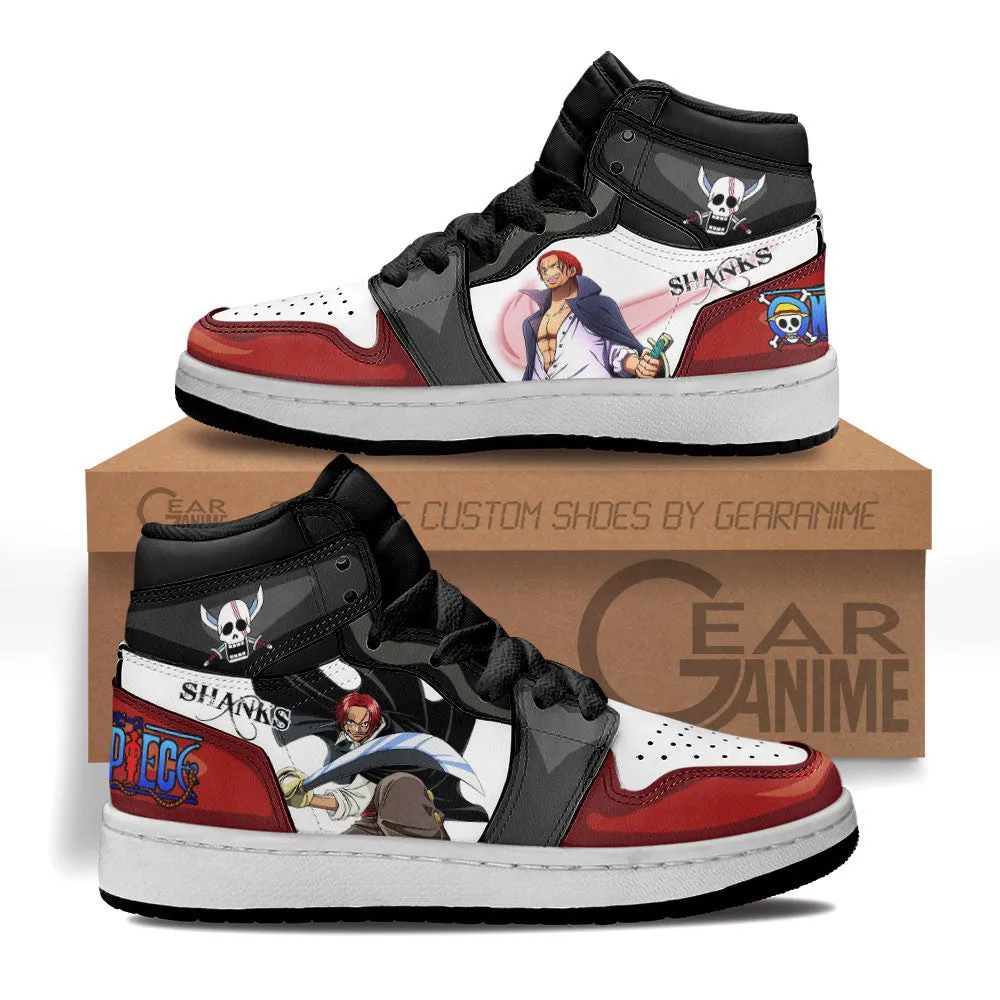 Shanks Kids Sneakers Custom OP Anime Shoes For Kids