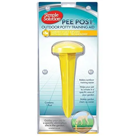 Simple Solution Dog Pee Post Outdoor Potty Training Aid