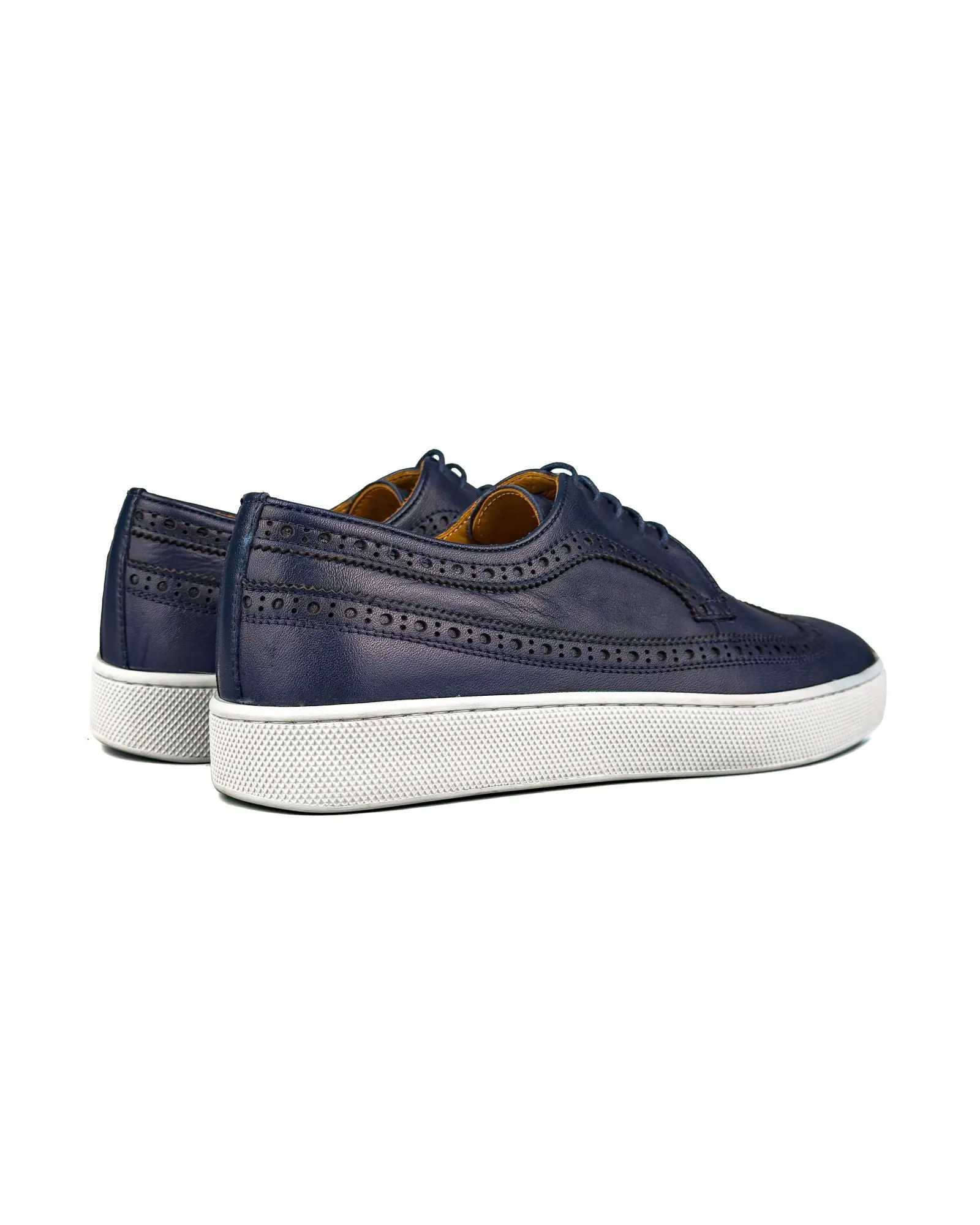 T-Tango-Y Navy Bluıe Genuine Leather Classic Men's Daily Shoe