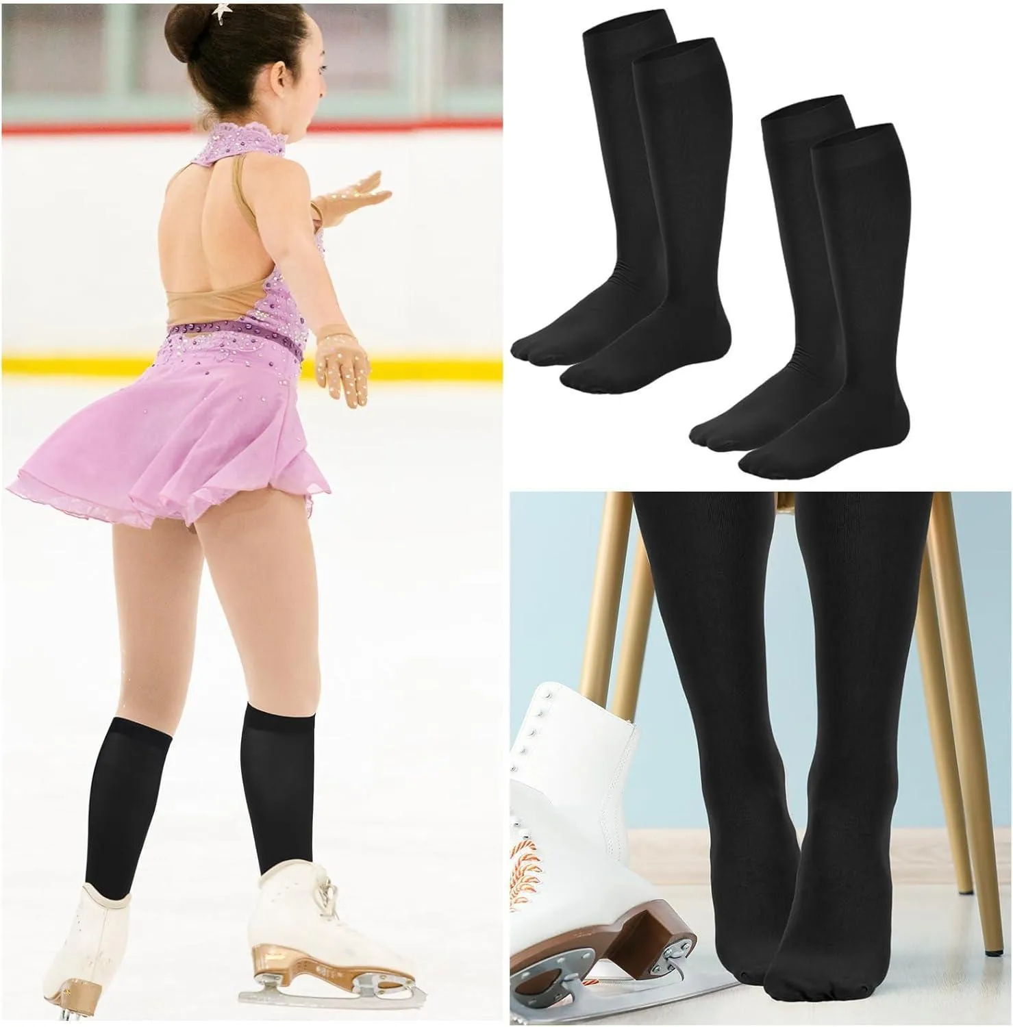 Toulite Figure Skating Socks