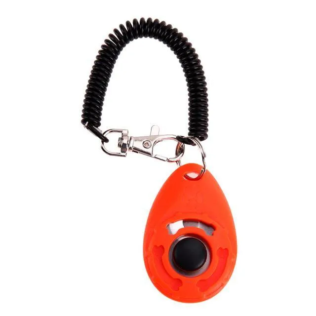 Train Like a Pro: 1pc Dog Training Clicker with Convenient Wrist Strap!