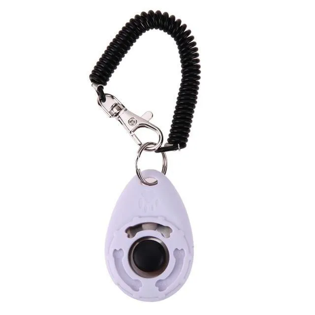 Train Like a Pro: 1pc Dog Training Clicker with Convenient Wrist Strap!