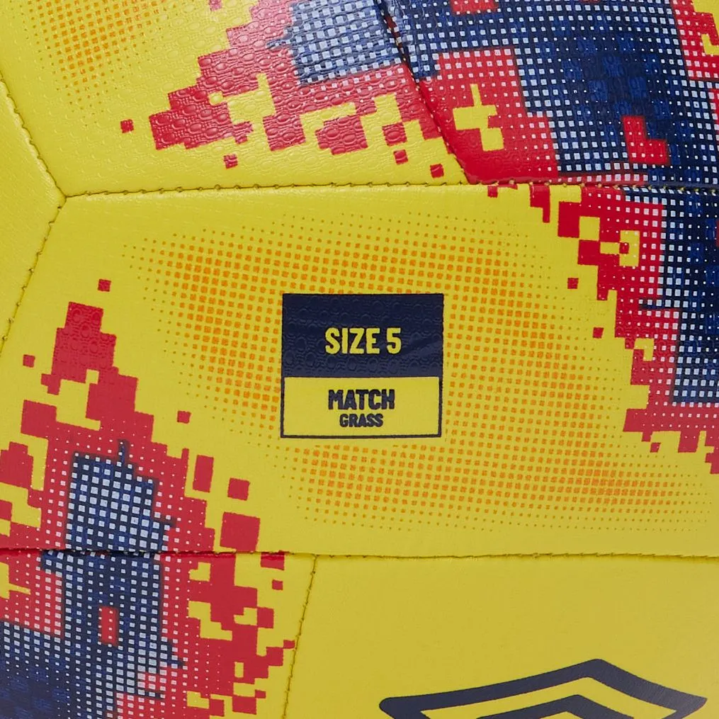 Umbro Neo Swerve Match Ball- Yellow/Nay/Red