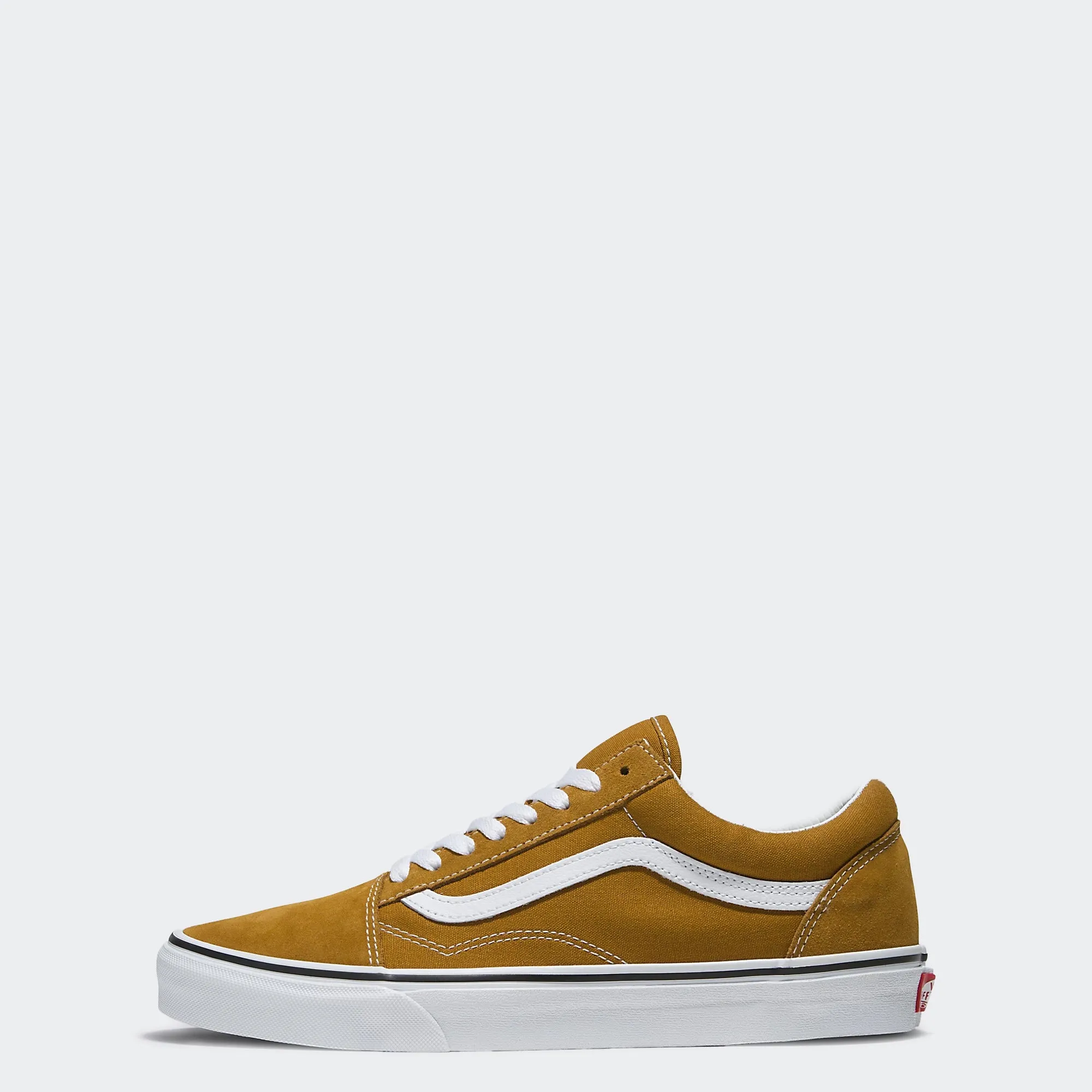 Unisex Vans Canvas Old Skool Shoes Golden Brown