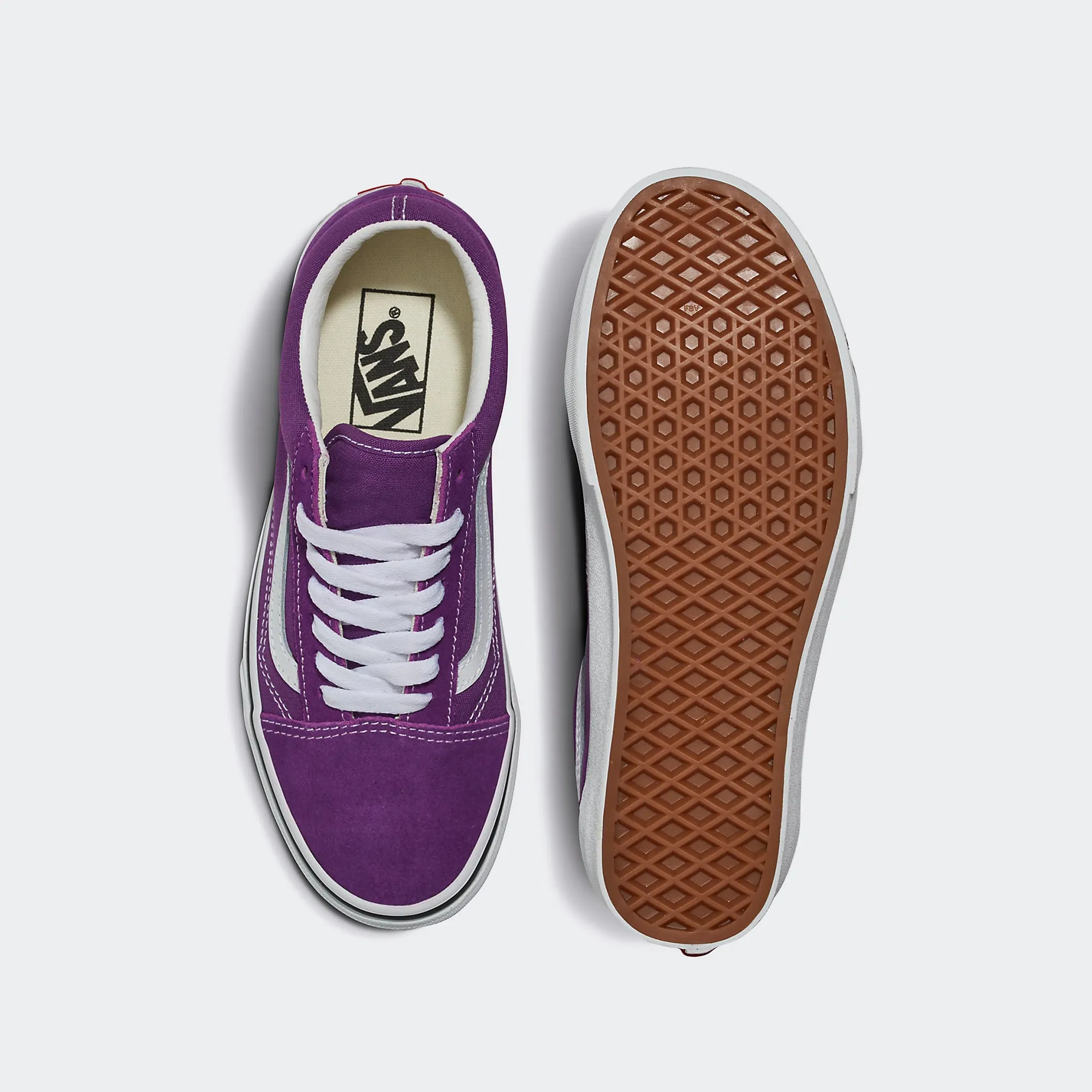 Unisex Vans Canvas Old Skool Shoes Purple Magic