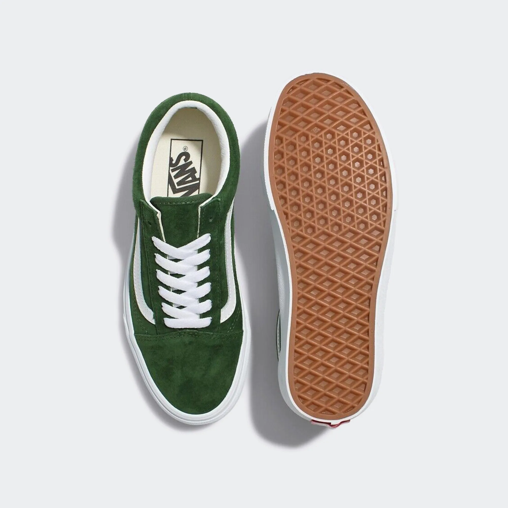 Unisex Vans Old Skool Pig Suede Shoes Douglas Fir