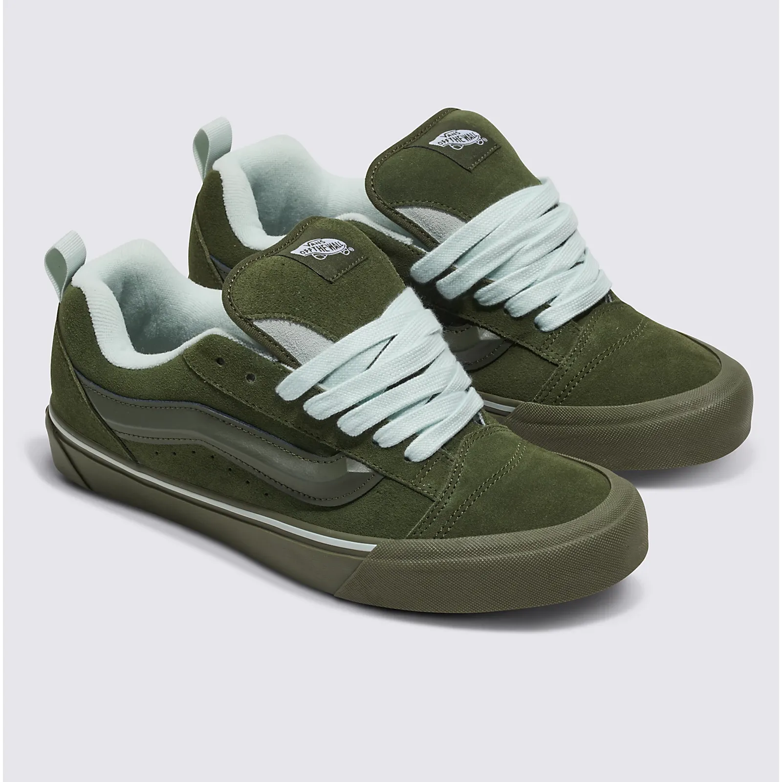 Vans Men's Knu Skool Utility Mono Shoes - Olive