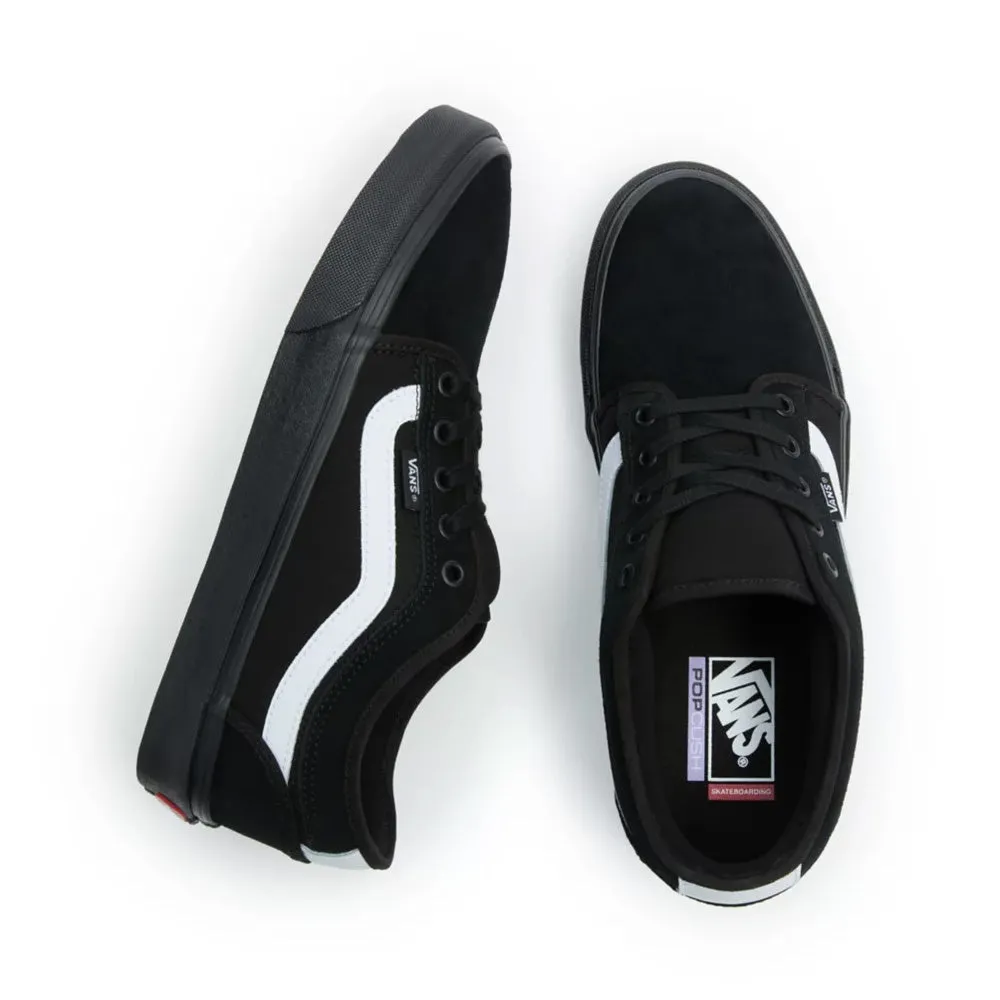 Vans Skate Chukka Low Sidestripe - Black/Black/White