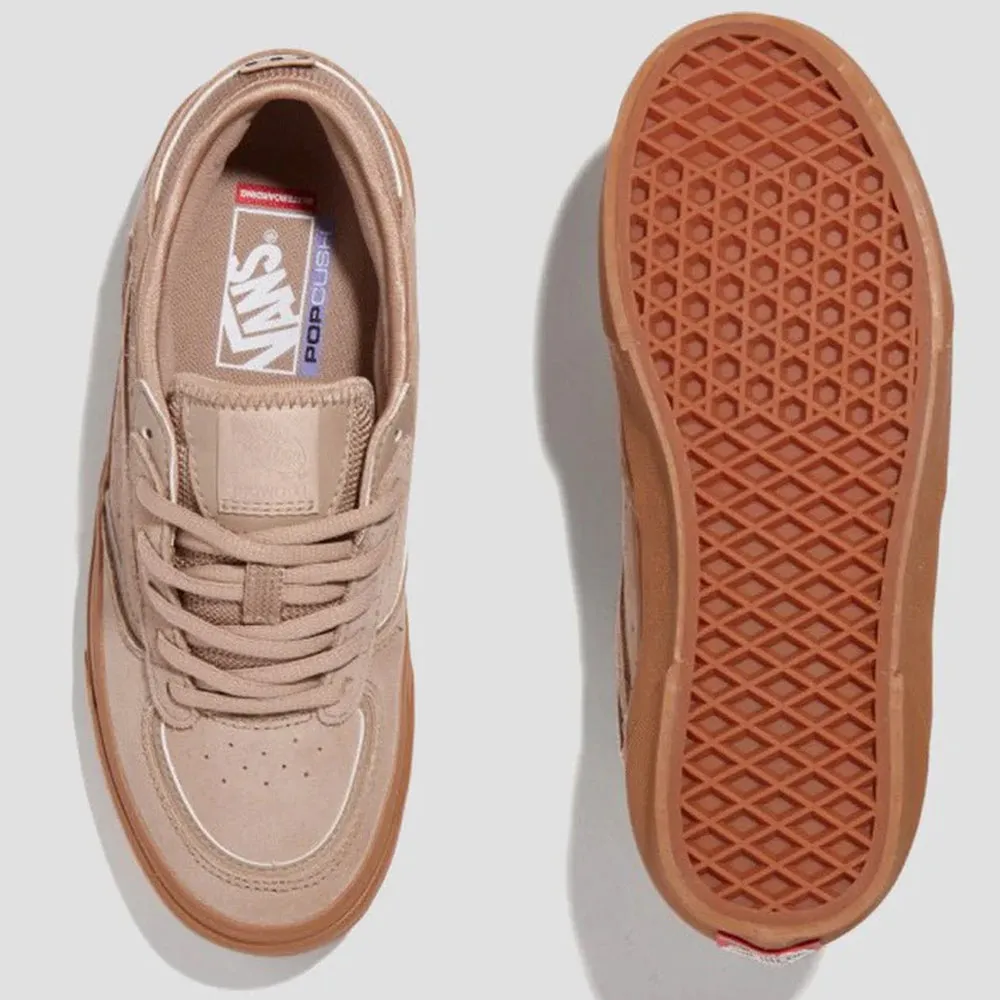 Vans Skate Rowley Trainers - Tan/Gum